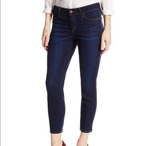 CJ Cookie Johnson Dark Wash Believe Crop Jeans Crawford Ladies Size 31